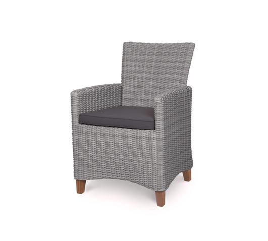 Arm Chair Venice Grey and Teak Outdoor Furniture Wholesale Sydney Australia